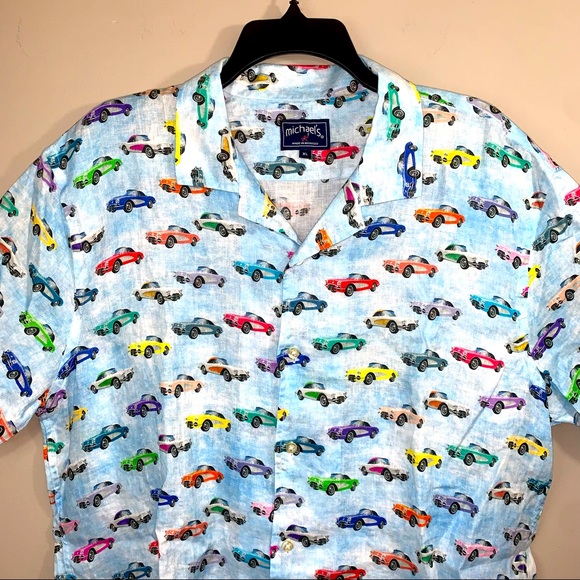 Michael’s Men’s 100% Linen Shirt. NWT. - Picture 2 of 14